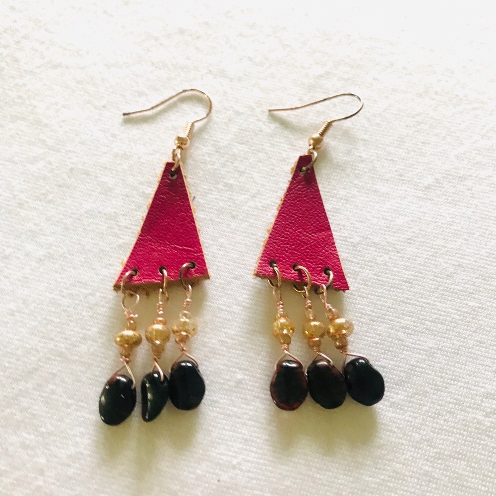 Beautiful earrings handmade